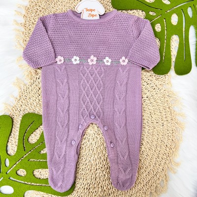  Saída de Maternidade Clara - Lilás